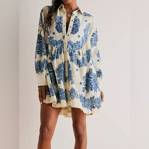Smell the Roses Mini Dress - Free People